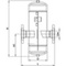 Water separator Type: 1085E steel flange